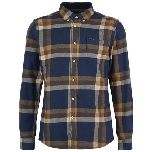 Barbour Shirt Folley Tailored - Navy Plava