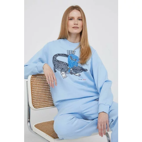 Lacoste Bombažen pulover x Netflix ženski