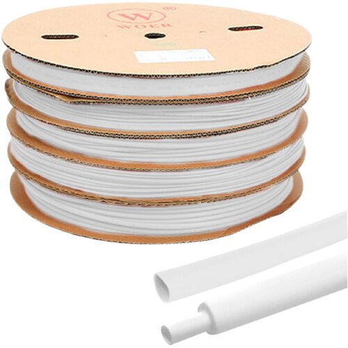  Termoskupljajući bužir 10mm beli 100m Cene