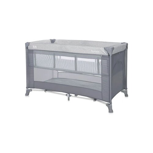 Lorelli PRENOSIVI KREVET TORINO 2 NIVOA - GREY STRIPED ELEMENTS (10080462213) Cene