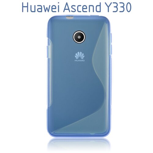  Gumijasti / gel etui S-Line za Huawei Ascend Y330 - modri Slike