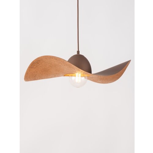  Visilica na sajli KAPELLO 1xE27/60W/230V &amp;Oslash; 55 cm braon/bakarne boje Slike
