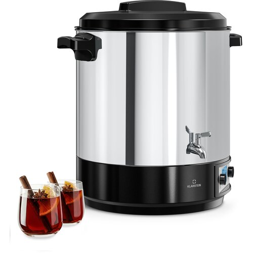 Klarstein Biggie aparat za sterilizaciju i kuhanje kuhanog vina | 25 L | 30-100 &amp;deg;C | 2000 W | nehrđajući čelik Slike