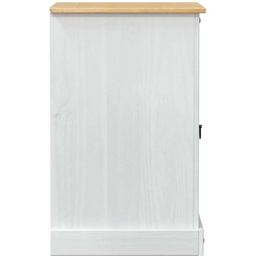  ormar Bijelo 60 x 50 x 82 cm Čvrsto borovo drvo - Bijelo Slike
