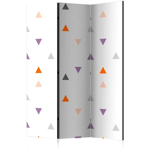  Paravan u 3 dijela - Triangles Rain [Room Dividers] 135x172