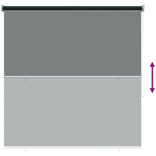  Vanjska roleta 90% blokada UV zraka Tamnozelena 160 x 230 cm Slike