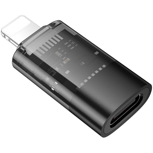  HOCO adapter OTG Lightning (muski) na Type C (zenski) UA36A providni crni Cene