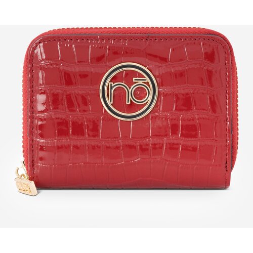Kesi Women's Wallet Natural Leather Animal Pattern Small Nobo Red Cene