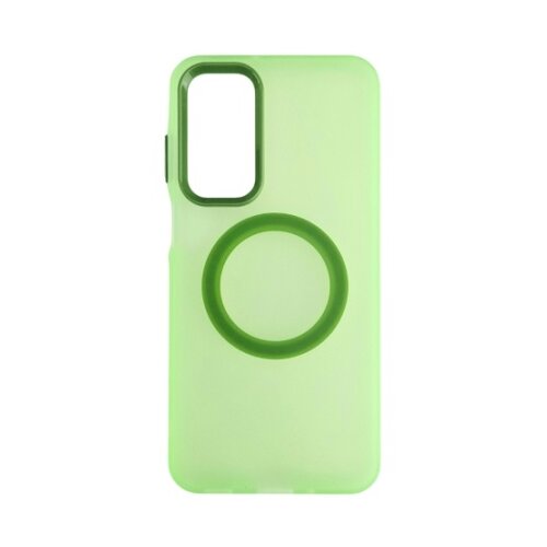  silikonska futrola magsafe fluro color samsung A16 zelena Cene