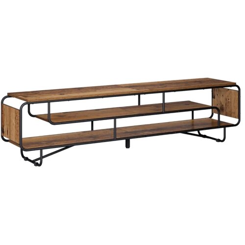  TV stalak 180 x 36 x 45 cm Staro drvo Konstruirano drvo - Staro drvo 180 x 36 x 45 cm Slike