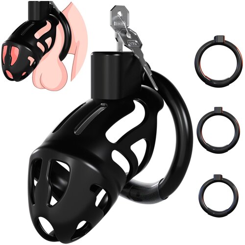 SuperLove Lightweight Chastity Cock Cage Black Cijene