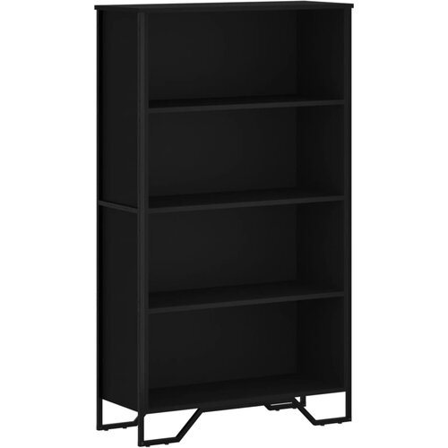 Maison Chic Knjižna omara - Knjižni regal črna 80x31x137,5 cm inženirski les, (21725754) Cene