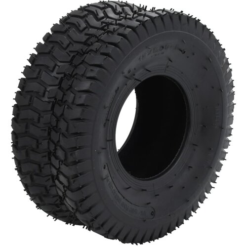  4-dijelni set guma za kolica i zračnica 15 x 6.00-6 4PR gumeni Slike