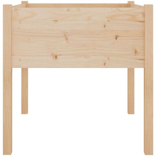 VidaXL Vrtna sadilica 70 x 70 x 70 cm od masivne borovine Slike