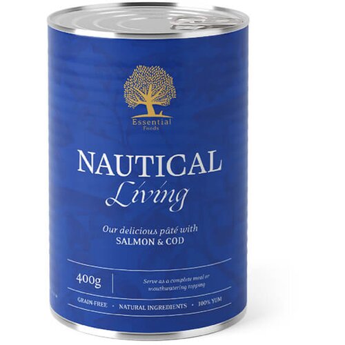 Essential Foods Nautical Living Pâté - pašteta za pse sa lososom i bakalarom (400g) Cene