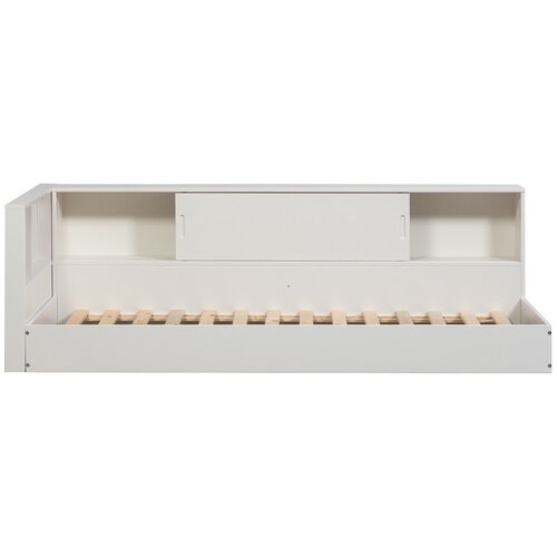 WOOOD Bela postelja iz masivnega bora brez letvenega dna 90x200 cm Carter &amp;ndash; Slike