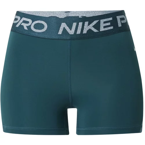Nike Športne hlače 'Pro' siva / petrol