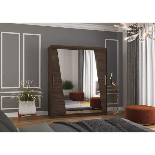 ADRK GARDEROBNA OMARA PRETO(VE BARV)-Rjava Slike
