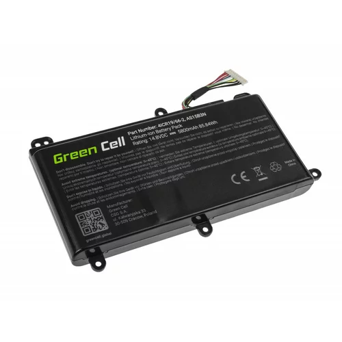 Green cell Baterija za Acer Predator 15 G9 / 17 G9 / 17X / 19X / 21X, 5800 mAh