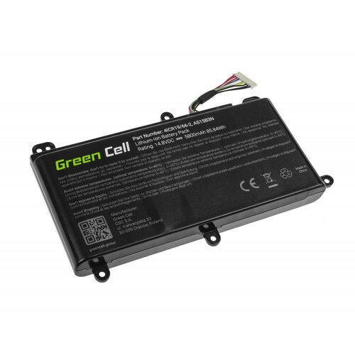 Green cell Baterija za Acer Predator 15 G9 / 17 G9 / 17X / 19X / 21X, 5800 mAh Slike