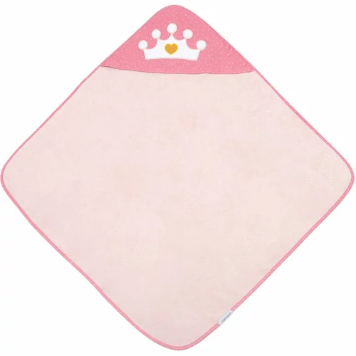 Canpol Royal Baby ručnik s kapuljačom Pink 85x85 cm