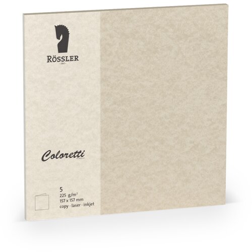 Grupo DVOJNA KARTICA 157X157 COLORETTI 5 ENOT RJAV PERGAMENT, (20862643) Cene