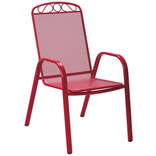  baštenska stolica melfi sa naslonom za ruke crvena 051122-609218 Cene