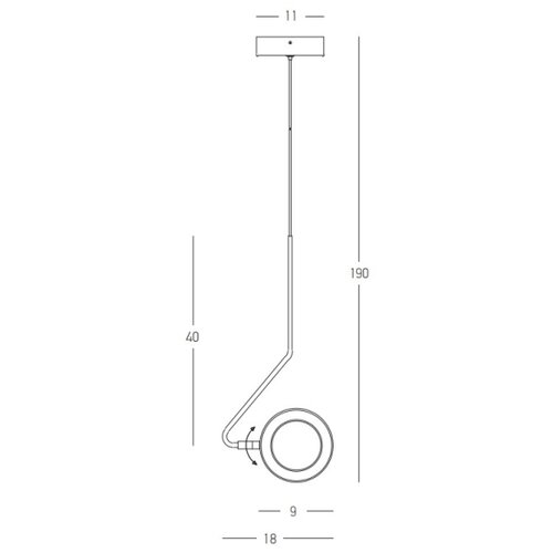  Zambelis 22045 - LED prigu&amp;scaron;iva luster na sajli LED/7W/230V CRI90 crna Slike