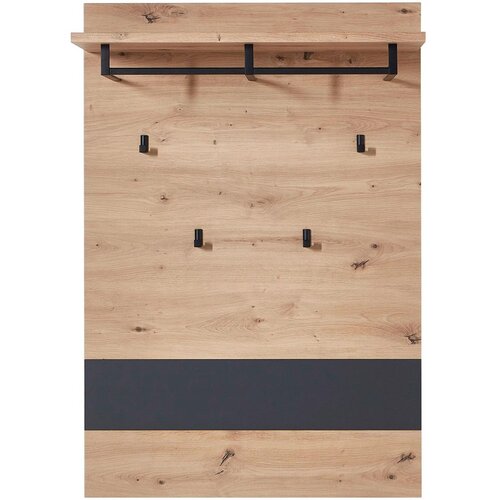 Mömax Garderobni Panel Memphis, Hrast, Temno Siva Cene