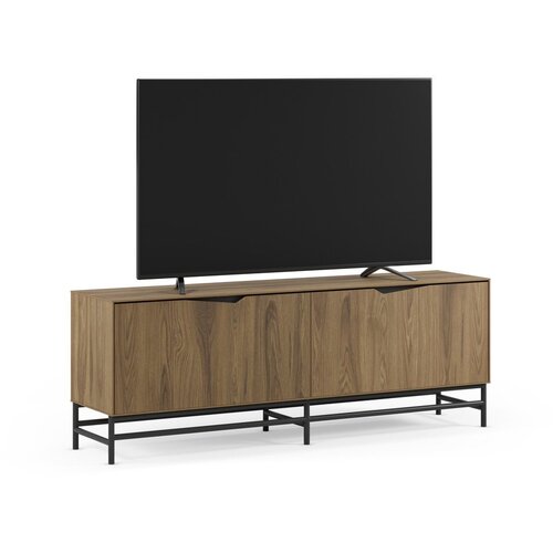 Marckeric Crna/u prirodnoj boji TV komoda u dekoru hrasta 150x61x35 cm Aiden &amp;ndash; Slike