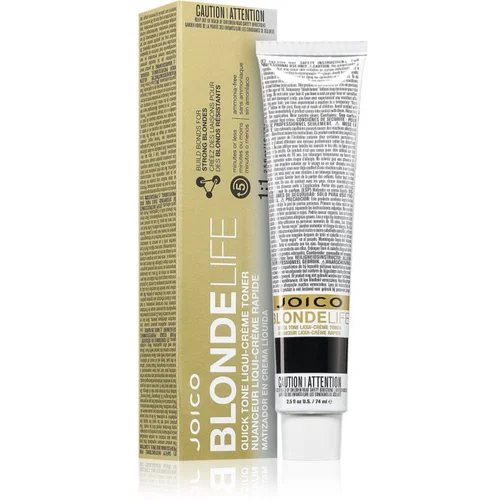 JOICO Blonde Life Quick Tone Liqui hitri toner za blond lase odtenek Sand 74 ml