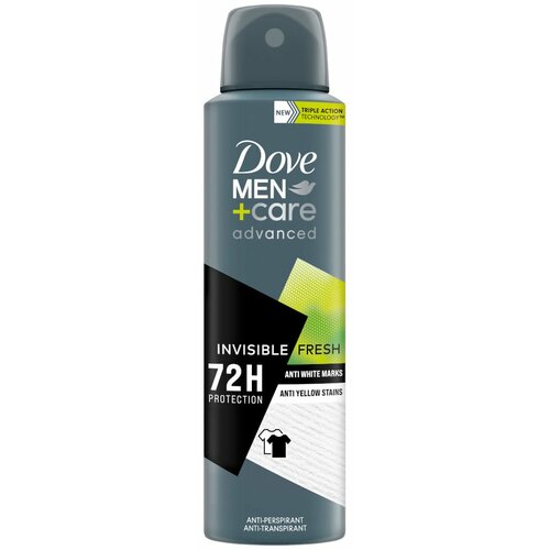 Dove invisible fresh men advance care dezodorans u spreju 150 ml Slike