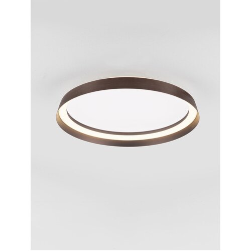 Nova Luce Rjava aluminijasta LED zatemnitvena stropna svetilka Ormi &amp;ndash; Slike