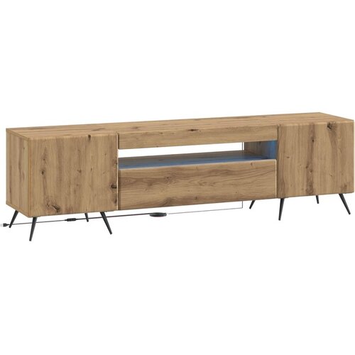 vidaXL LED TV kabinet Hrast artisan Konstruirano drvo - Hrast artisan Cijene