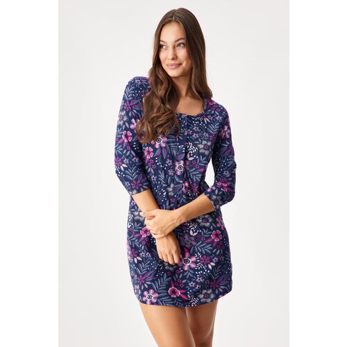 Italian Fashion Pamučna spavaćica za dojilje Folk kratka Slike
