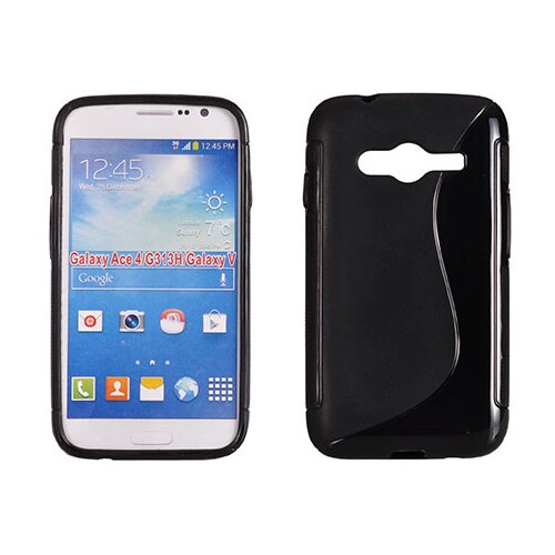  S silikonski ovitek Samsung Galaxy S duos 3 G313, TREND 2 S7570/S7572, ACE 4 črn Cene