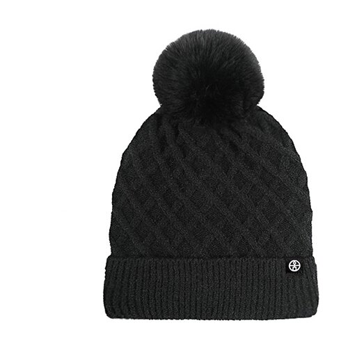 INF Komplet pletene kape, &amp;scaron;ala in rokavic Black, (21623063) Slike
