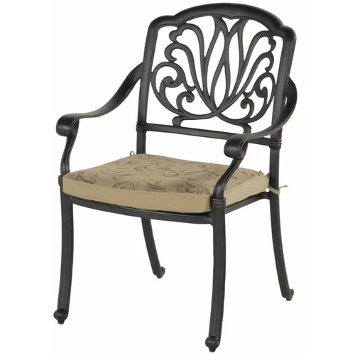 Hartman Tamno siva metalna vrtna stolica Amalfi –
