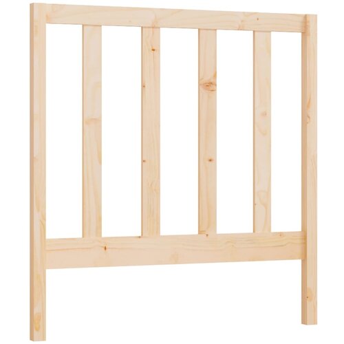 Maison Chic posteljno vzglavje - vzglavna omarica - nočna omarica 81x4x100 cm trdna borovina, (21704749) Slike