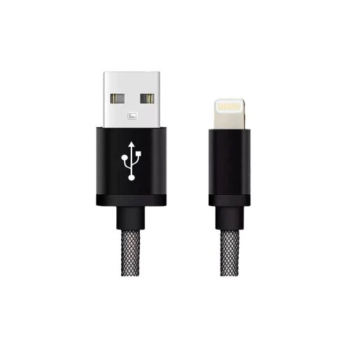 REEKIN 1x mu&scaron;ki konektor USB 2.0 tipa A - 1x mu&scaron;ki konektor Apple dock lightning] 1.00 m crna Cijene