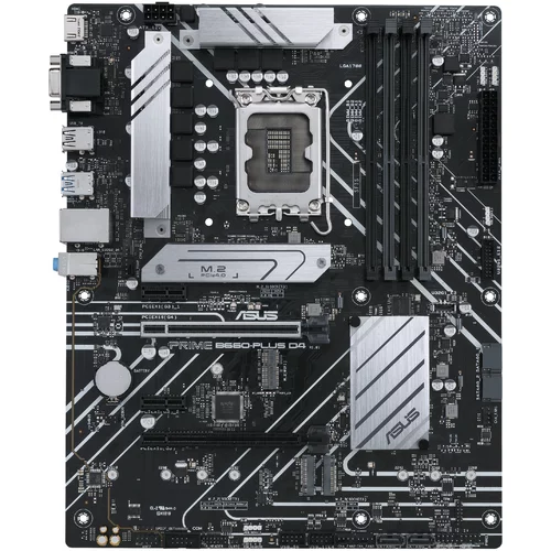 Asus Osnovna plošča Prime B660-PLUS D4, LGA1700, DDR4, ATX MB