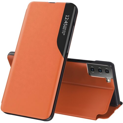  Elegantna knjigovska torbica View Case za Samsung Galaxy S21 Plus 5G/Galaxy S30 Plus - Oranžna Slike
