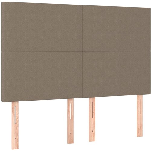 Maison Chic Posteljno vzglavje - Vzglavna omarica 4 kosa taupe 72x5x78/88 cm blago, (22077302) Cene