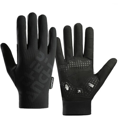 INF Dihljive polno-prstne kolesarske rokavice s 5mm SBR dlanjo Black L, (5000324354) Slike