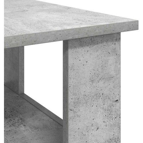 Stolić za kavu Betonski sivi 90 x 50 x 45 cm Konstruirano drvo Slike