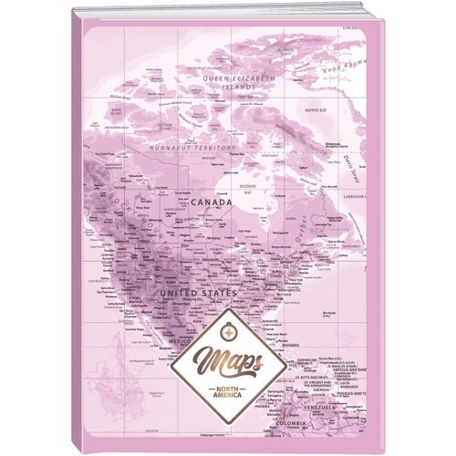 Play premium, sveska, 96 lista, Maps - odaberite motiv A5 Karo Severna Amerika Cene