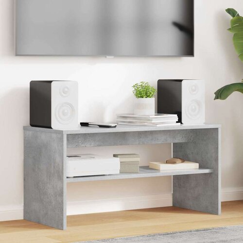 TV omarica Betonsko siva 80 x 35 x 40 cm Konstruiran les, (5000137136) Cene