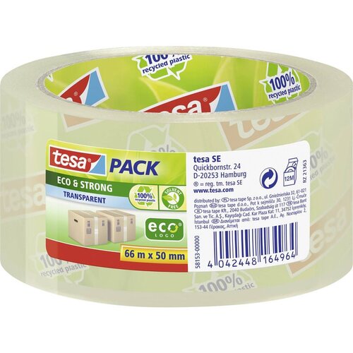 Tesa Lepilni trak pack Eco & Strong (66 m x 50 mm, prozoren) Cene