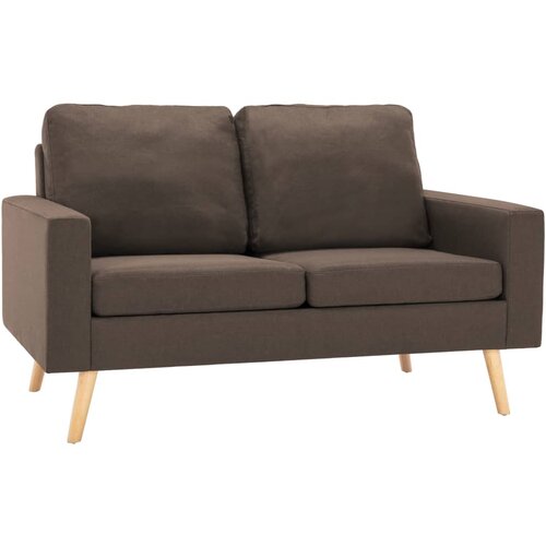 Maison Chic kavč - Sofa - Kanape dvosed rjavo blago, (21726661) Cene