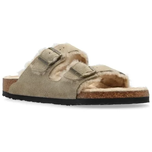 Birkenstock JAPANKE ARIZONA SHEARLG Bež